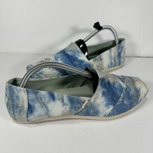 TOMS Earthwise Alpargata Tie-Dye Canvas Slip-Ons - Women's Size 10